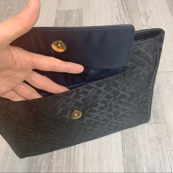 Tommy Hilfiger Black Monogram Tote Shopper Bag - Picture 4 of 7